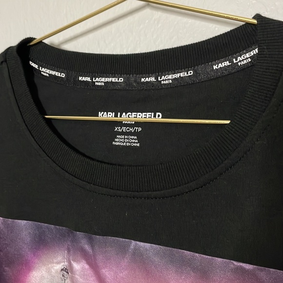 Karl Lagerfeld Paris Sunset Eiffel Cotton-Blend Sweatshirt - Picture 5 of 14